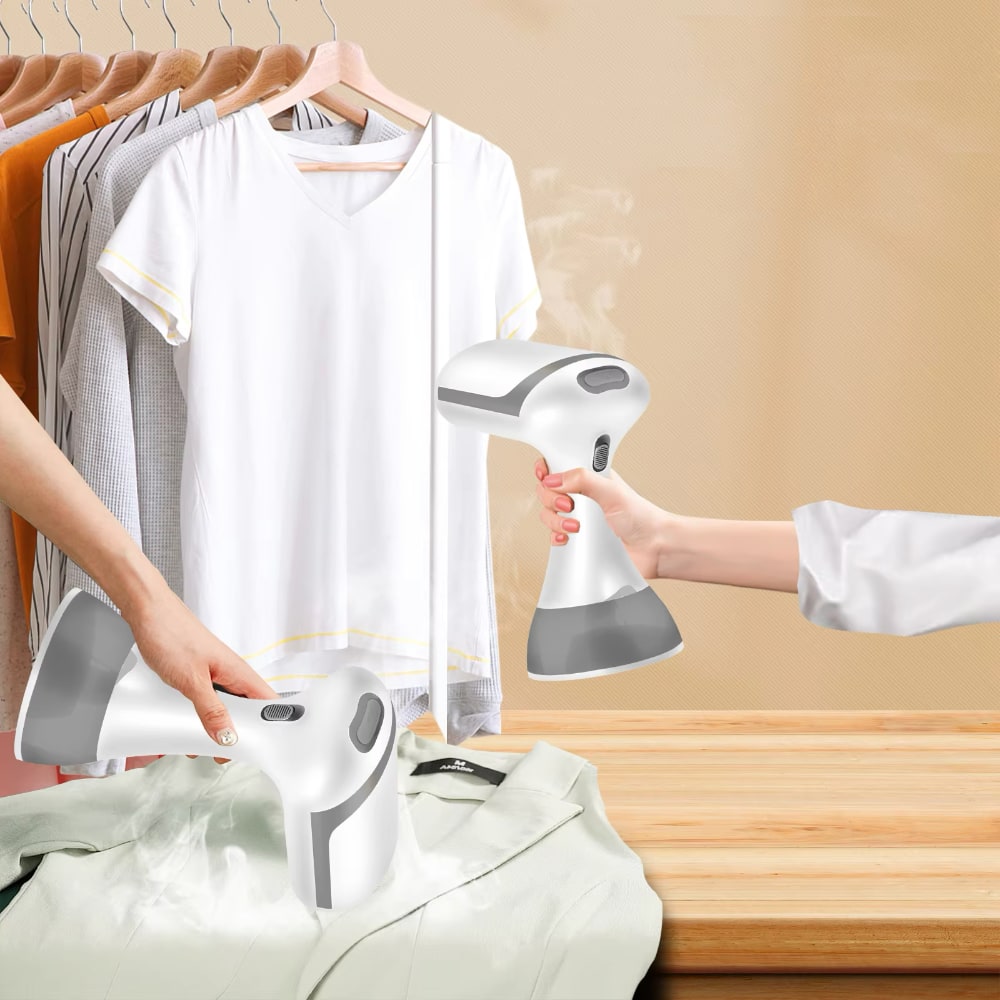 Hordozható gőzölős vasaló függőleges vasaláshoz, 1500W