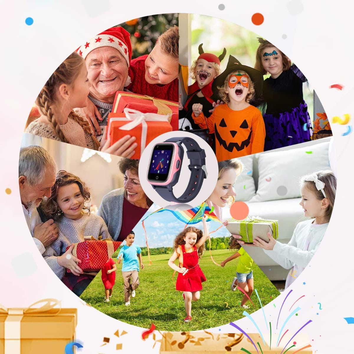 Okosóra gyerekeknek SmartKid Pro sim kártyával, GPS-szel, kamerával