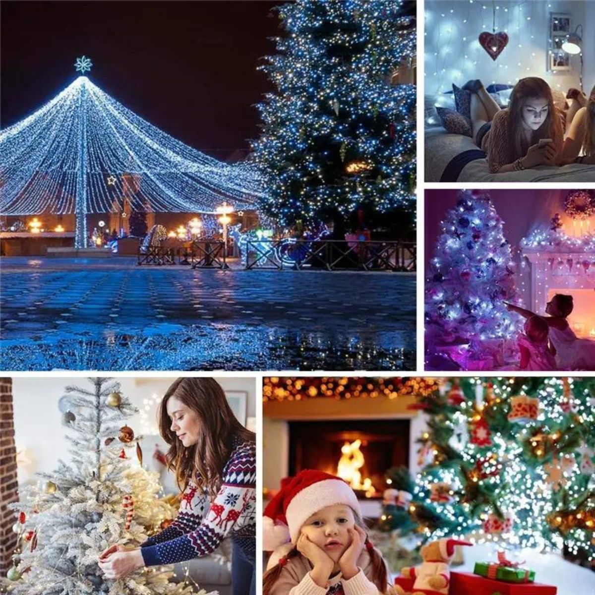 LED-es Fényfüggöny 3x3m