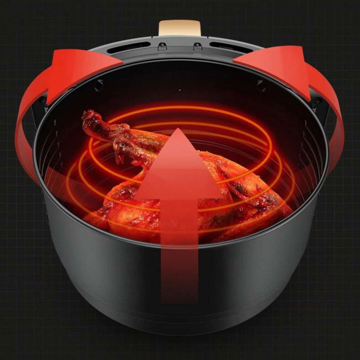 Forrólevegős Fritőz kapacitás 4,5 L