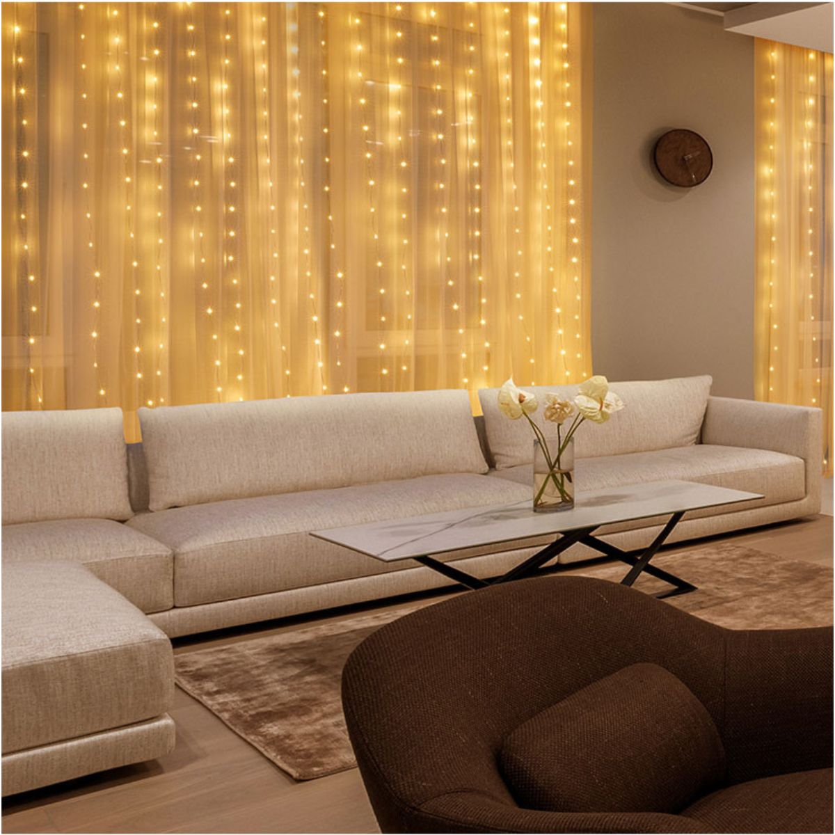 LED-es Fényfüggöny 3x3m