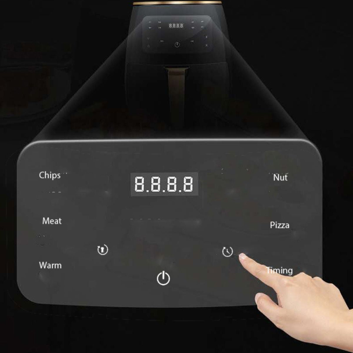 Forrólevegős Fritőz kapacitás 4,5 L