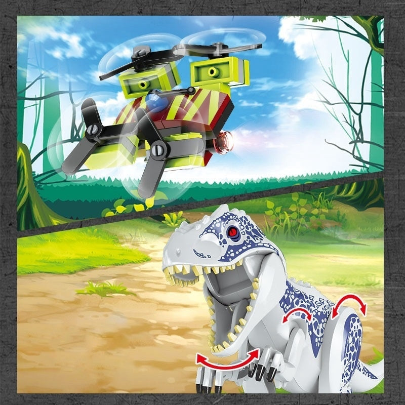 Dinoszaurusz világ építőkészlet, 582 darab