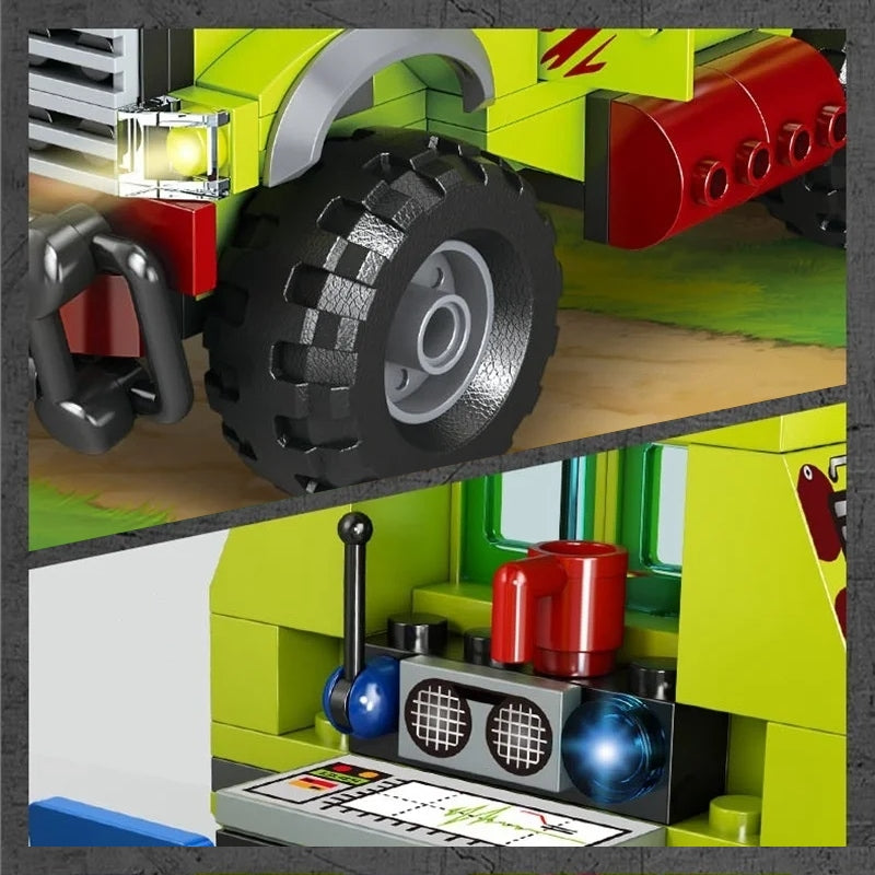 Dinoszaurusz világ építőkészlet, 582 darab