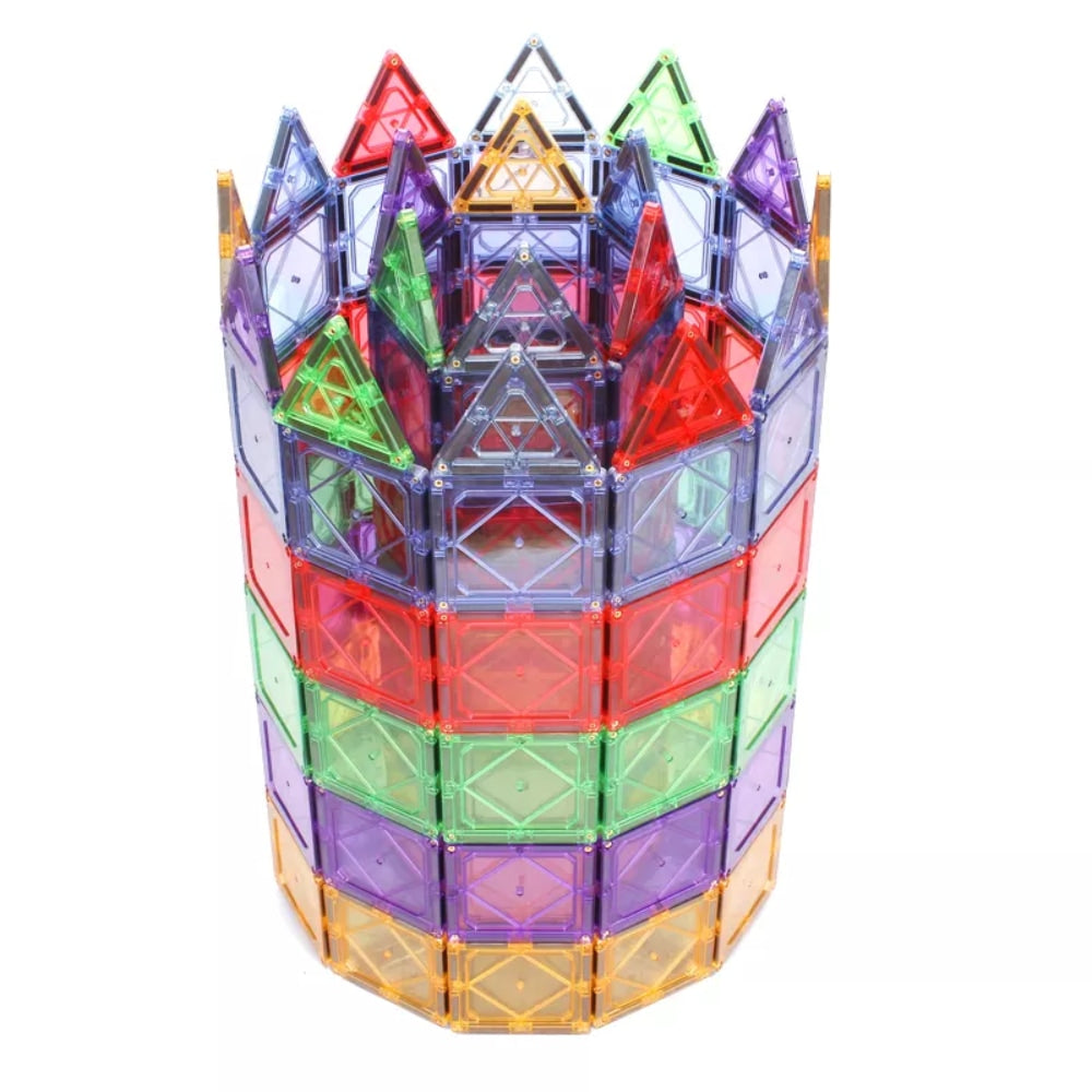 Mágneses építőjáték gyerekeknek - 100 darab