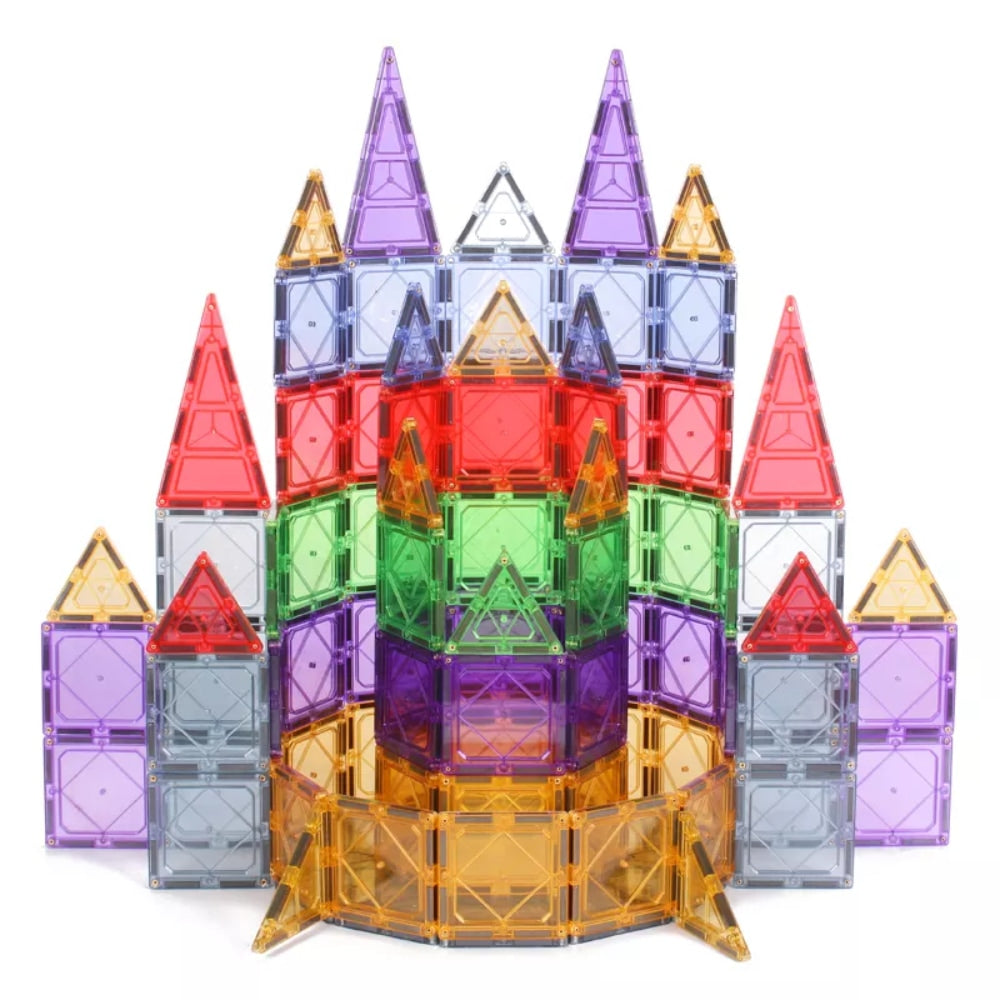 Mágneses építőjáték gyerekeknek - 196 darab