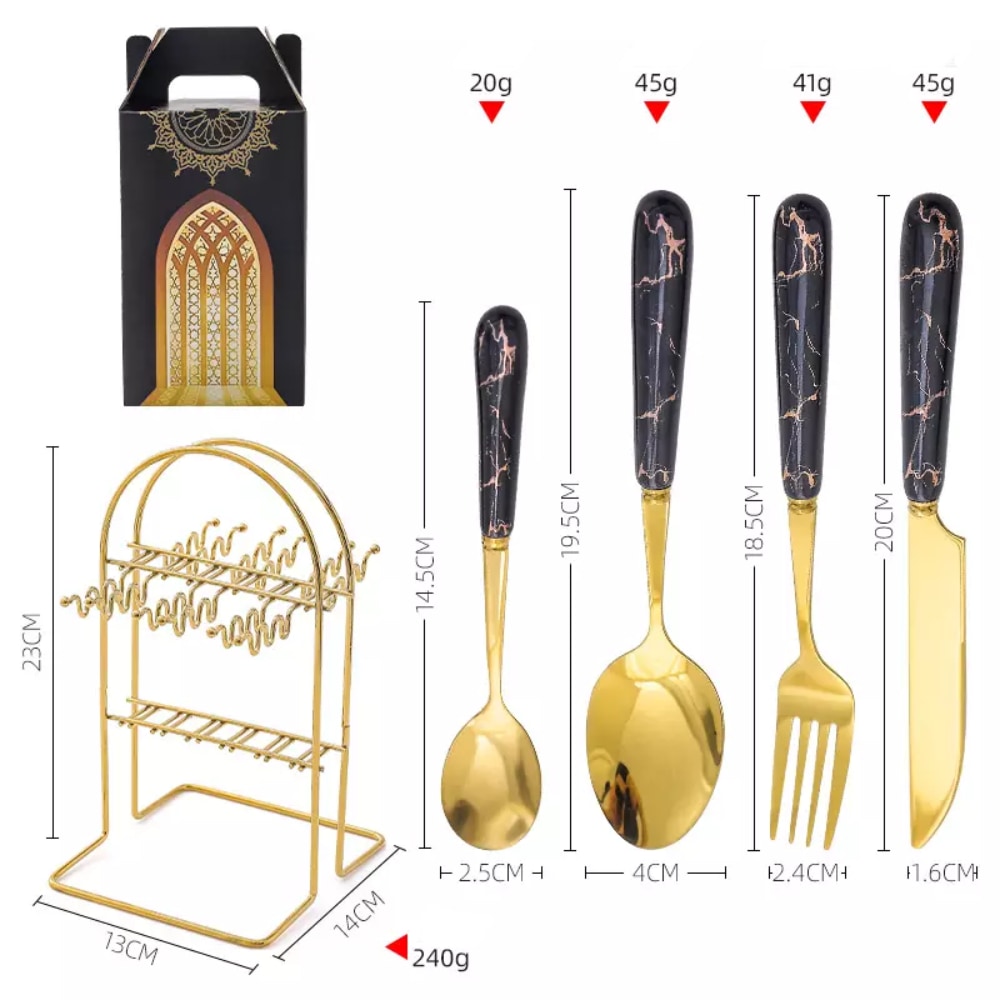 Evőeszköz "ODETTE" 24 darabos készlet