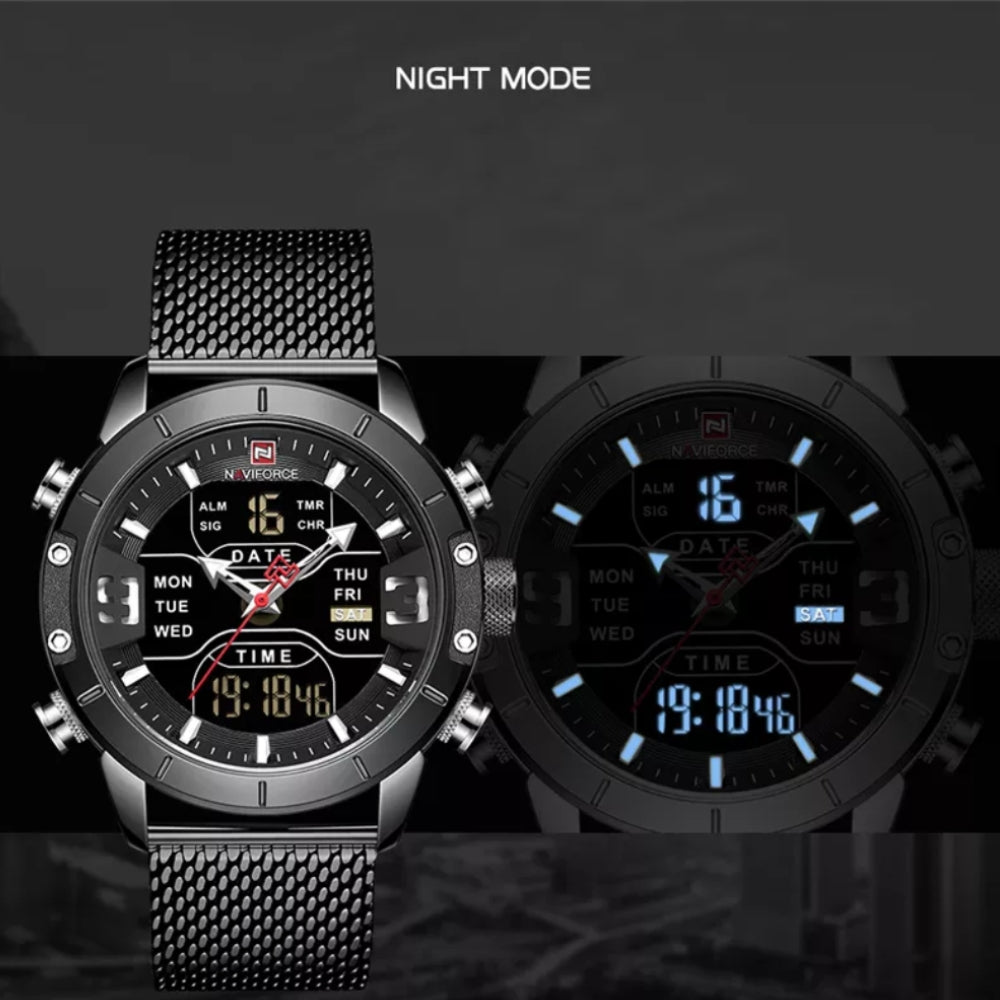 Férfi karóra MACHTSTEEL