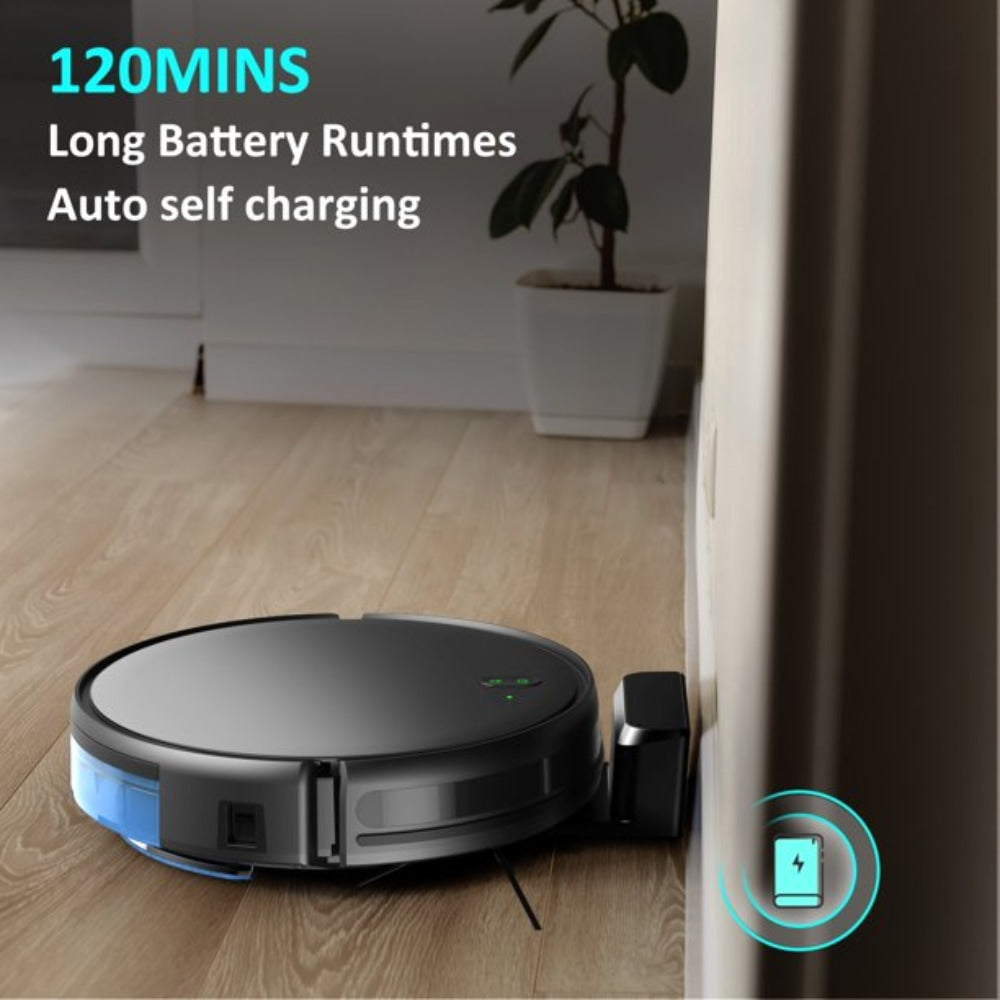 Robotporszívó és padlótisztító töltőállvánnyal