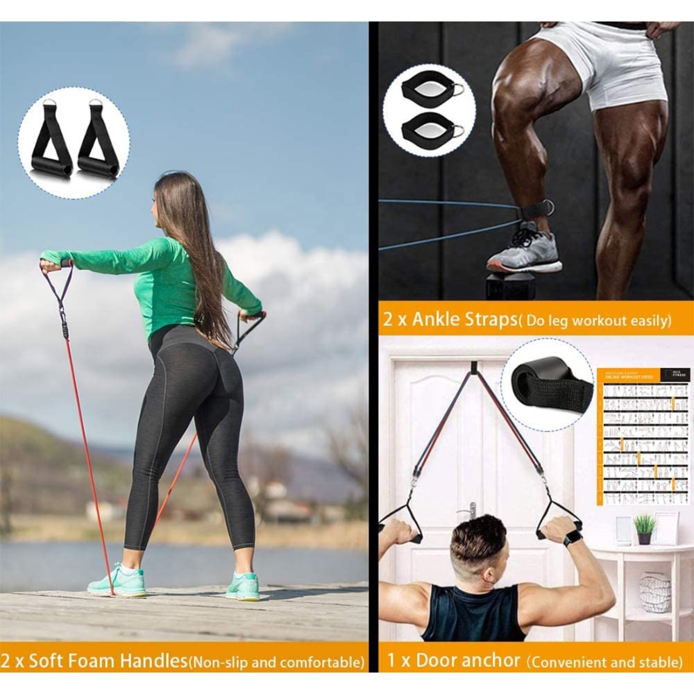 Elasztikus gumiszalagok edzéshez