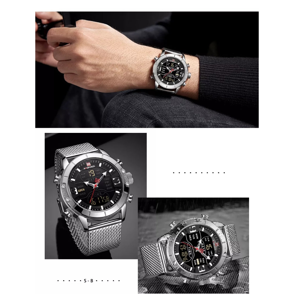 Férfi karóra MACHTSTEEL