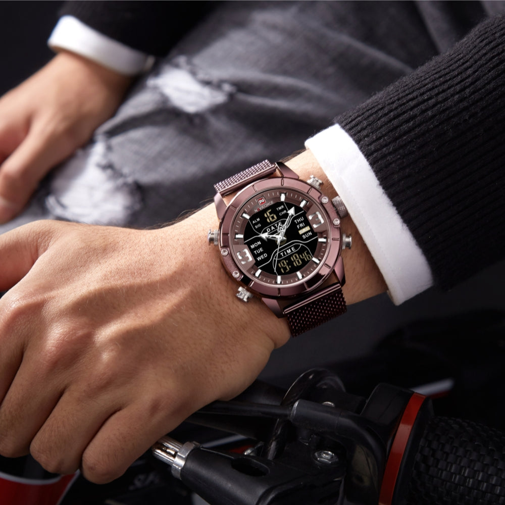 Férfi karóra MACHTSTEEL