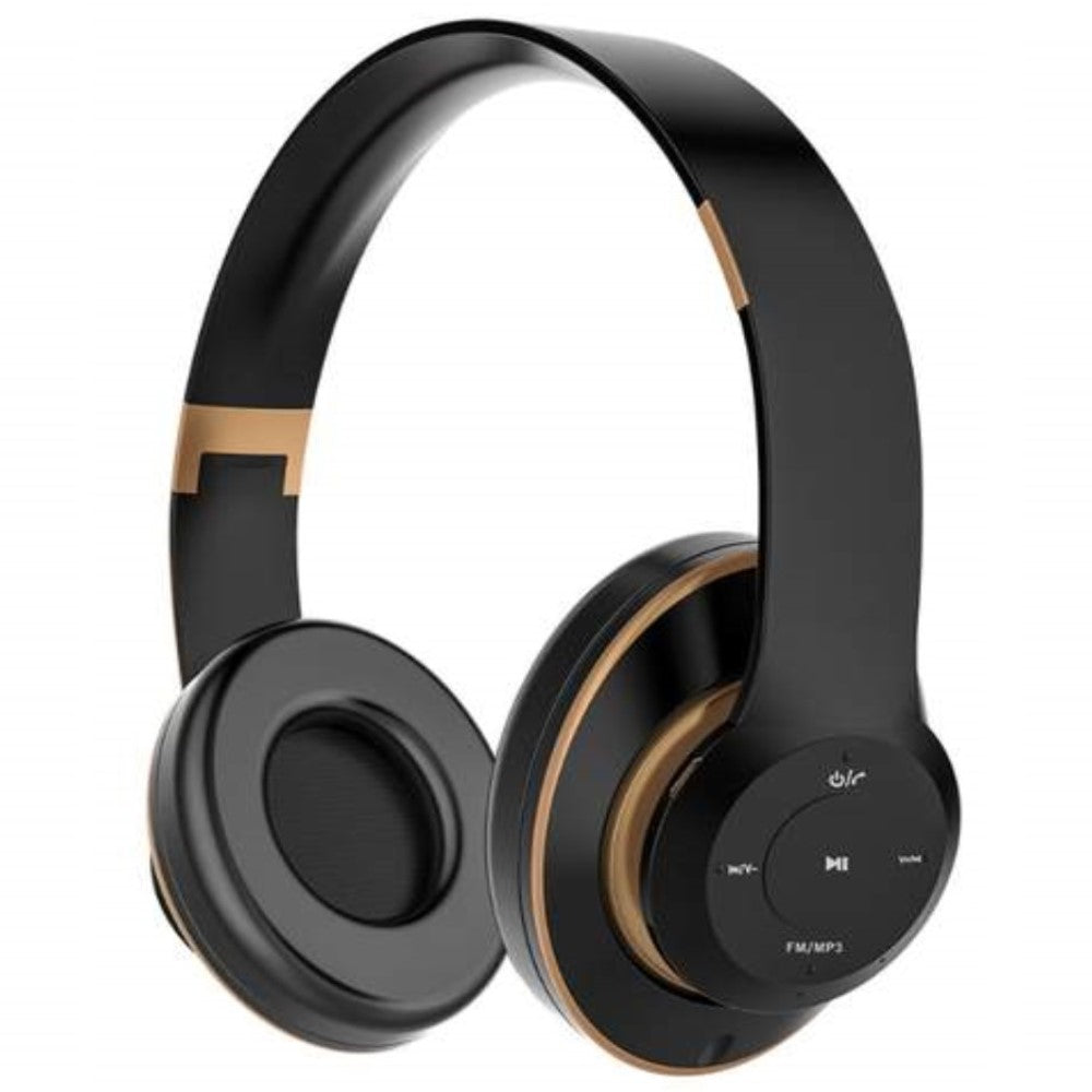 Vezeték nélküli WiFi fejhallgató, extra basszus, hívások, rádió, Bluetooth