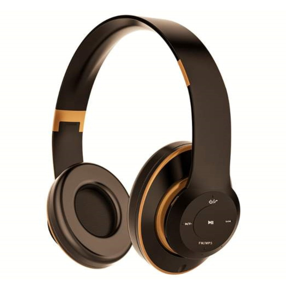 Vezeték nélküli WiFi fejhallgató, extra basszus, hívások, rádió, Bluetooth
