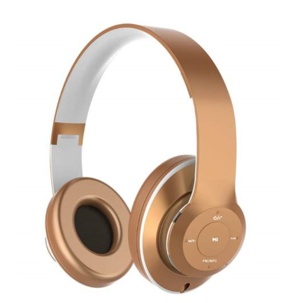 Vezeték nélküli WiFi fejhallgató, extra basszus, hívások, rádió, Bluetooth