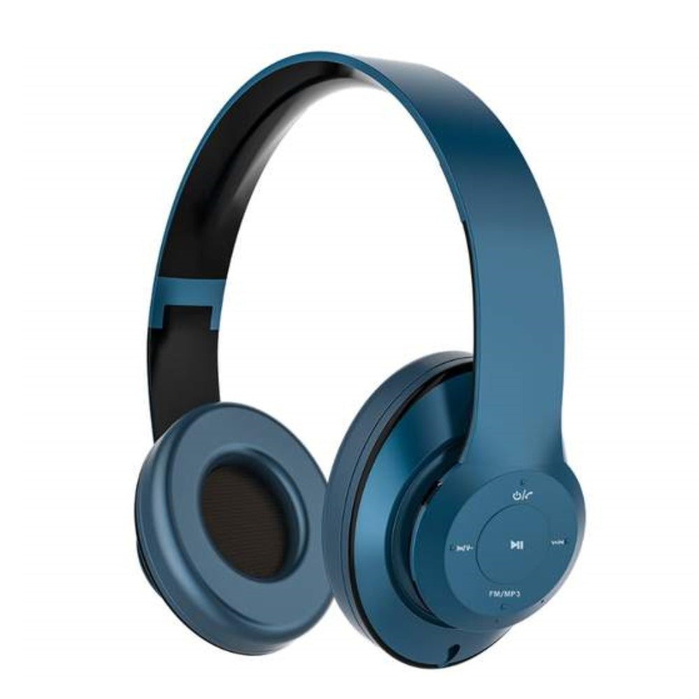 Vezeték nélküli WiFi fejhallgató, extra basszus, hívások, rádió, Bluetooth