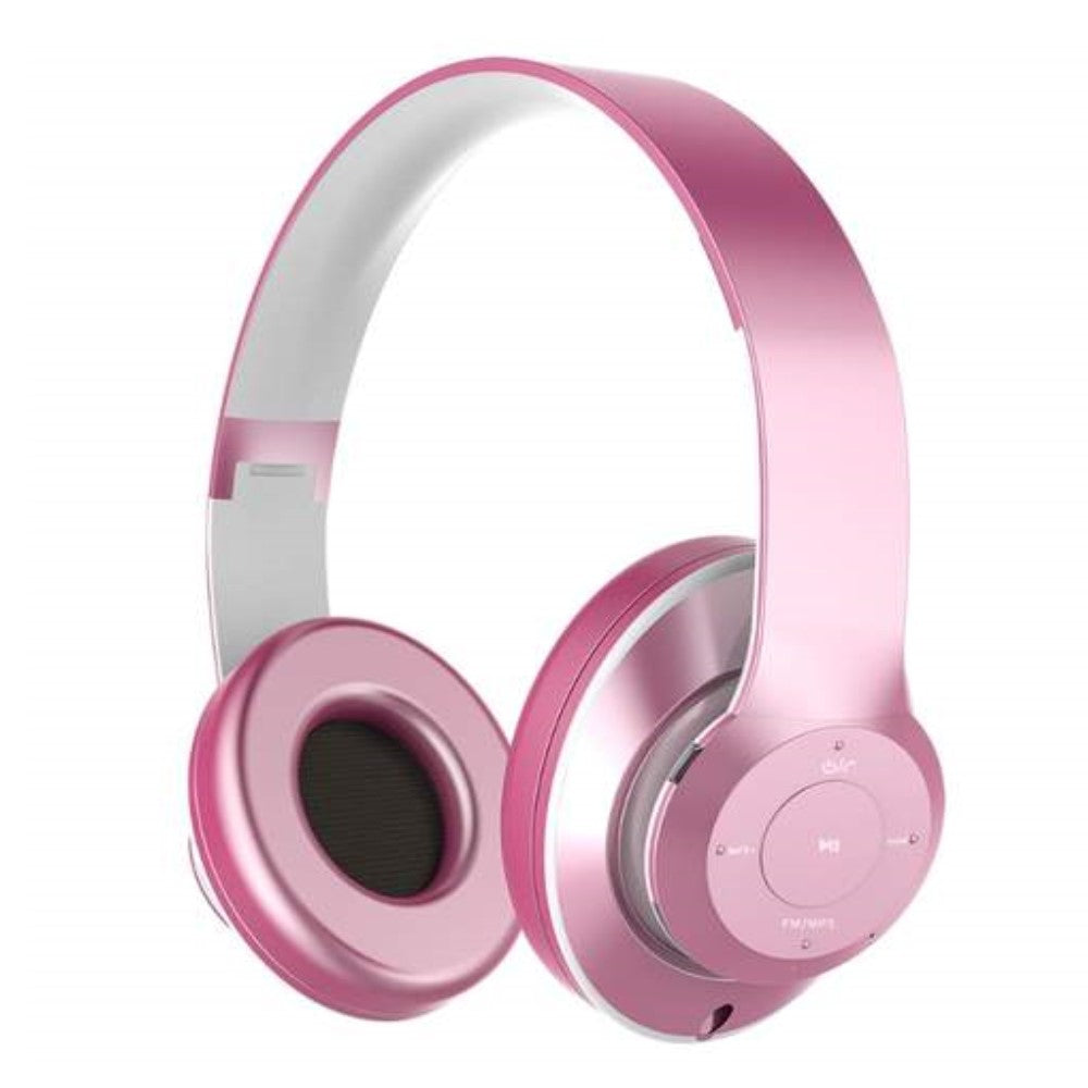 Vezeték nélküli WiFi fejhallgató, extra basszus, hívások, rádió, Bluetooth