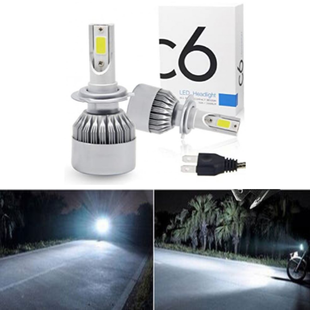 Autó LED fényszóró ventilátorral, avio alumíniummal