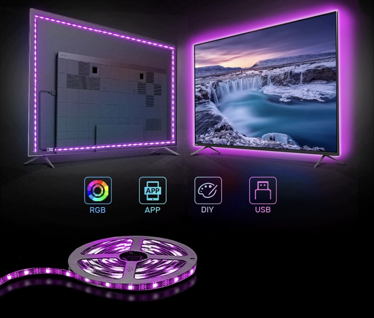 LED USB TV Szalag