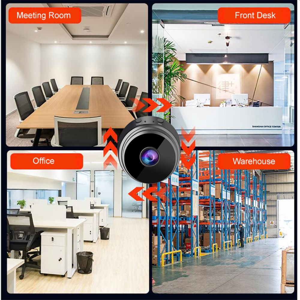 Mini térfigyelő kamera, WiFi, élő megfigyelés, nappali és éjszakai rögzítés