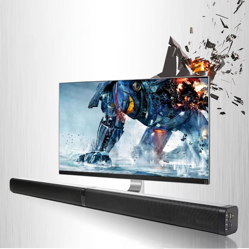 Soundbar Bluetooth és vezeték nélküli töltés