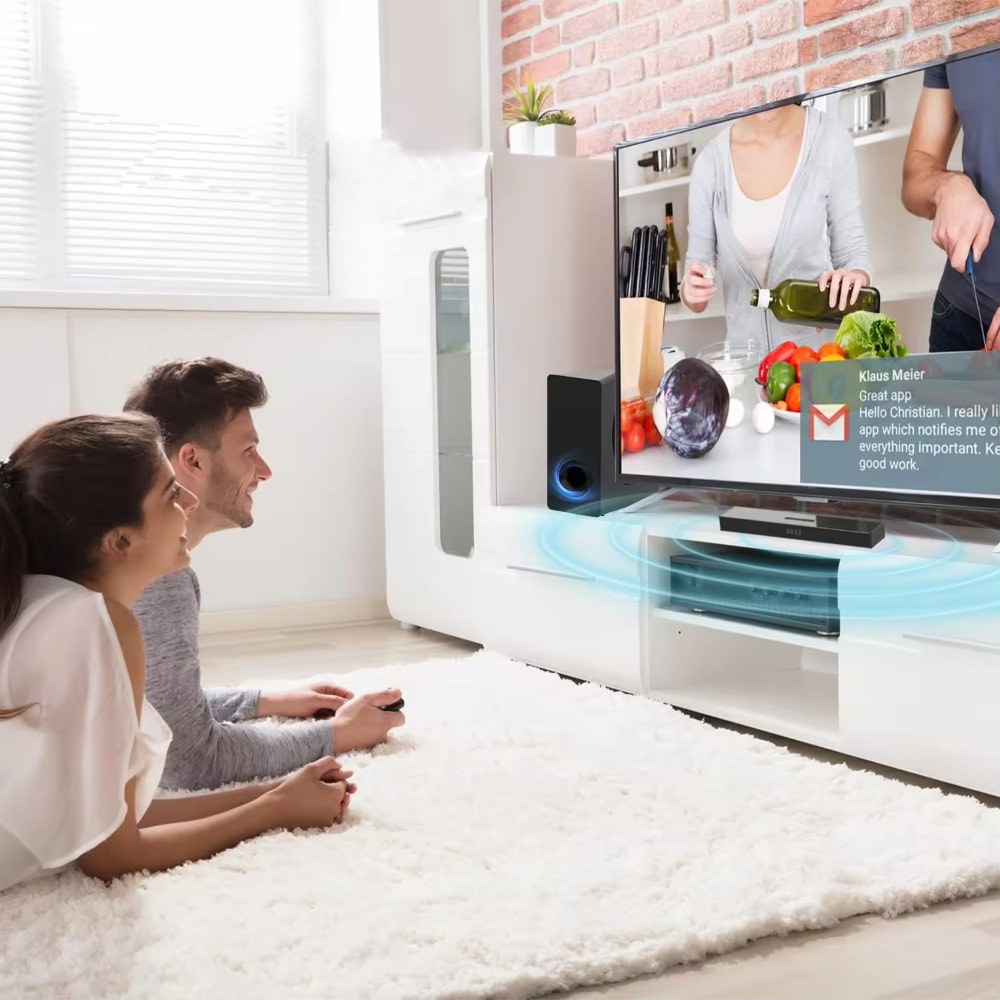 Soundbar Bluetooth-szal és vezeték nélküli mélynyomóval