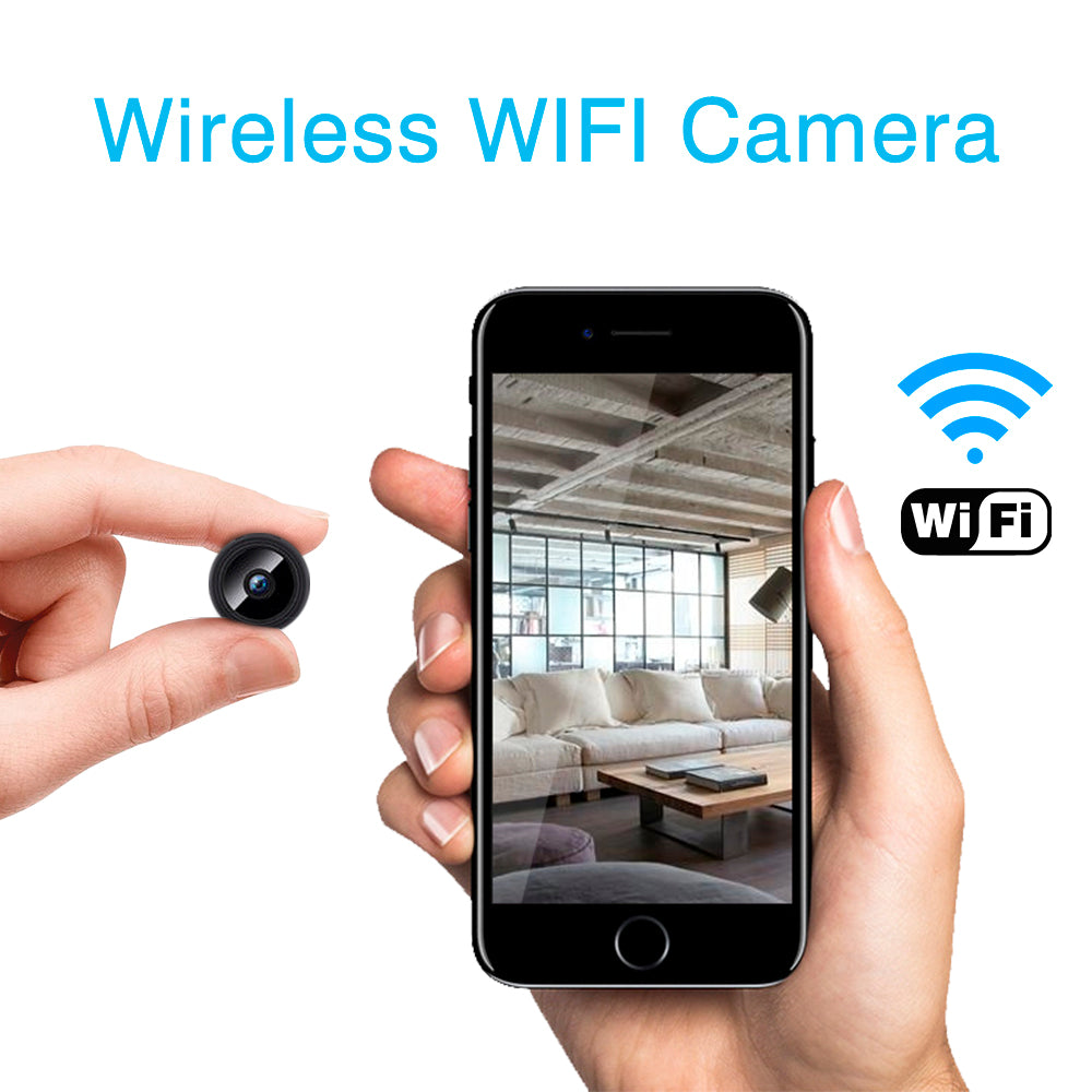 Mini térfigyelő kamera, WiFi, élő megfigyelés, nappali és éjszakai rögzítés